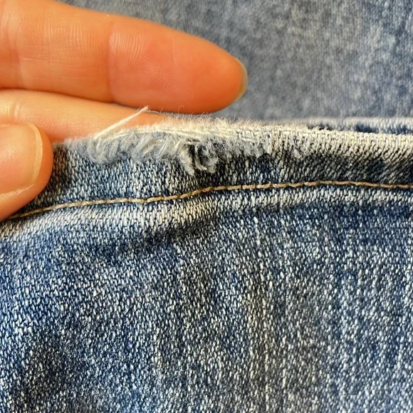 Classic Y2K Women's Low Rise Slim Flare Jeans 98% Cotton Denim 32 x 31 - Picture 15 of 16